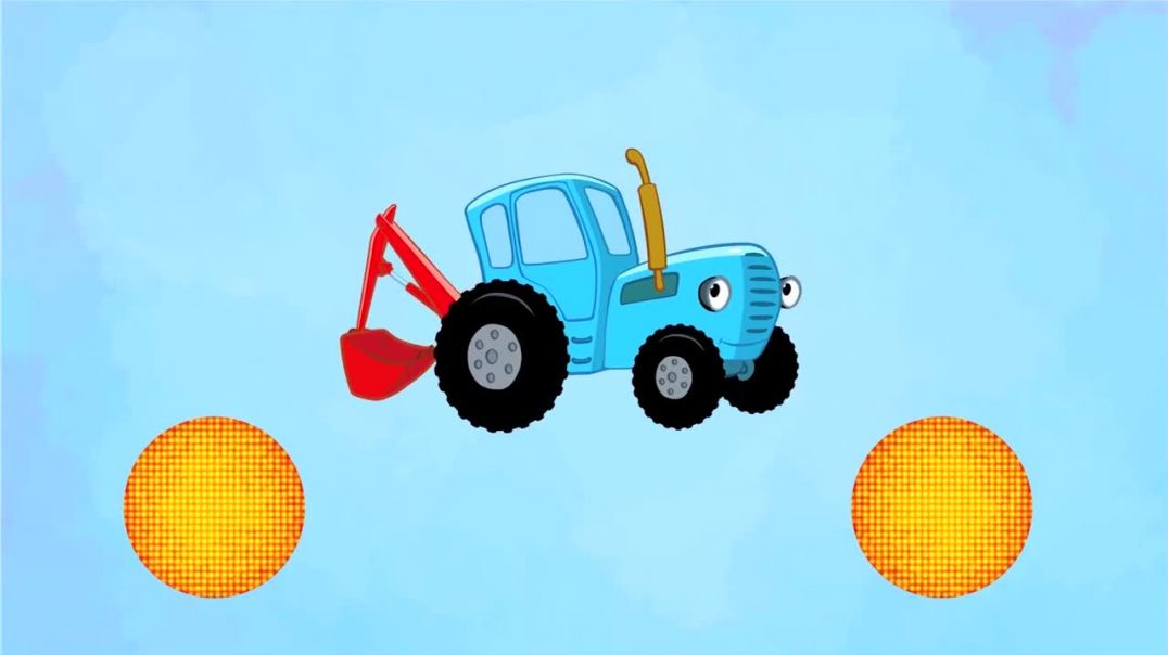 СБОРНИК 2 - ЕДЕТ ТРАКТОР развивающих песенок мультиков для детей про трактора и машинки
