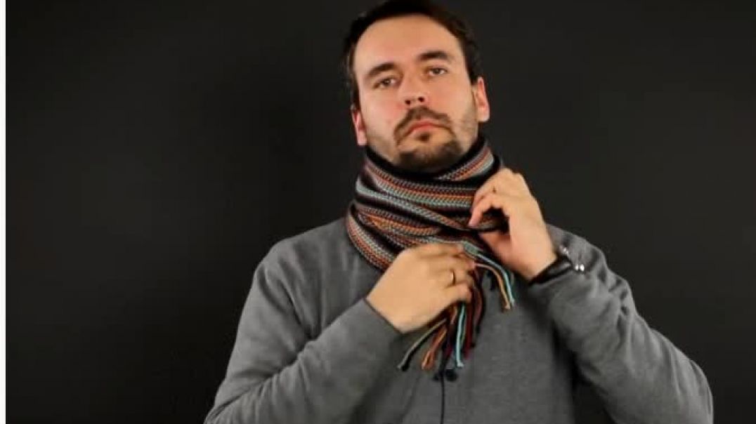 Как завязать шарф мужчине
