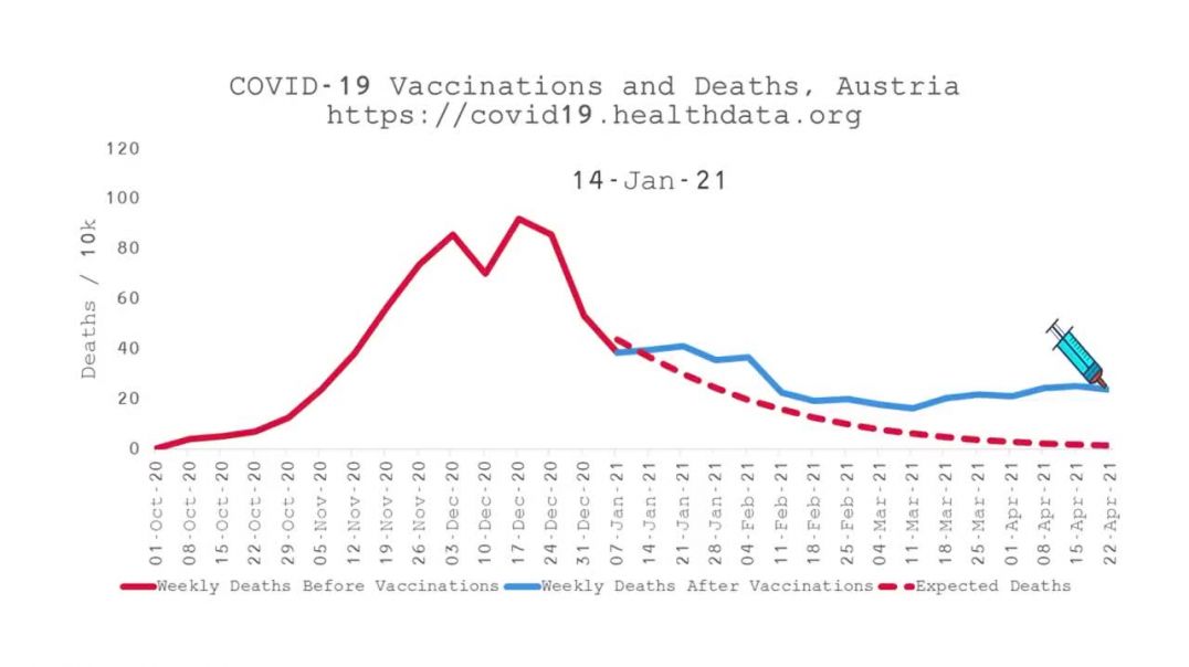 Влияние вакцинации против COVID на смертность. Интервью Люка Монтанье в описании к ролику.