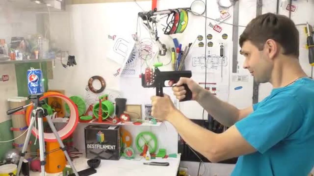 ⁣КАК СДЕЛАТЬ УНИКАЛЬНЫЙ МАГНИТНЫЙ УСКОРИТЕЛЬ  3D Printed Magnet Gun  Игорь Белецкий