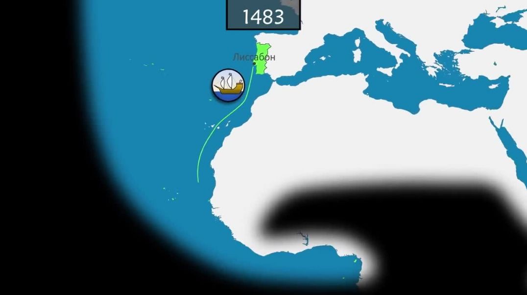 Первое кругосветное плавание Магеллана и Элькано - на карте