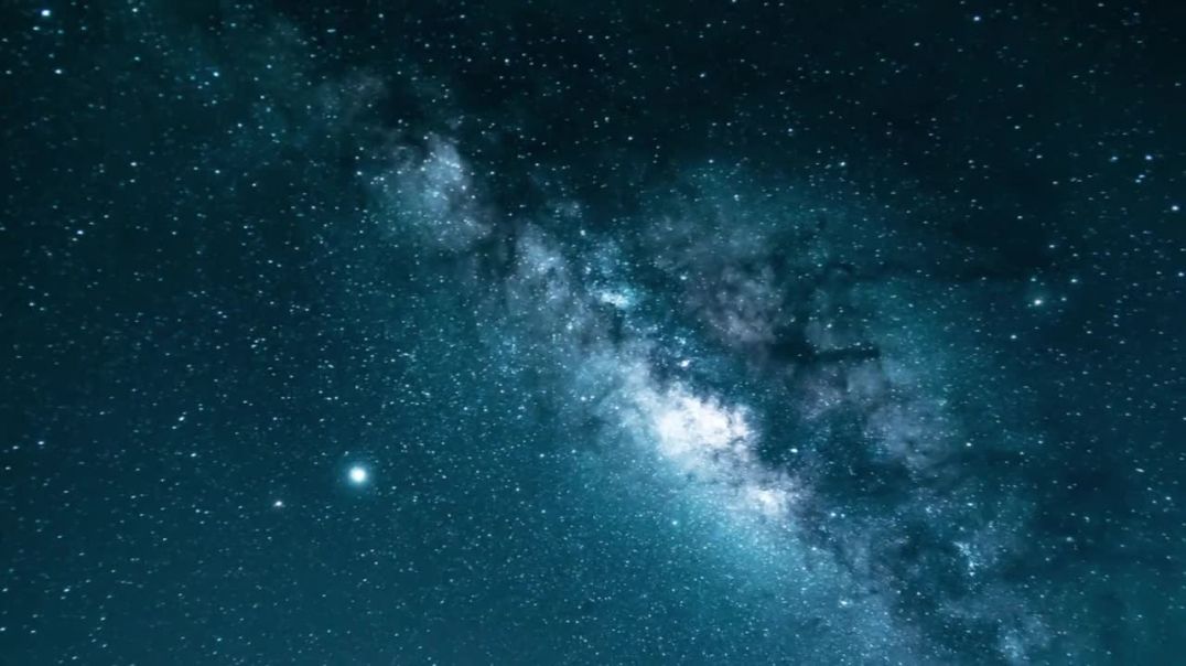 ⁣Galaxy Reverse Loop View At Night Free Background Videos
