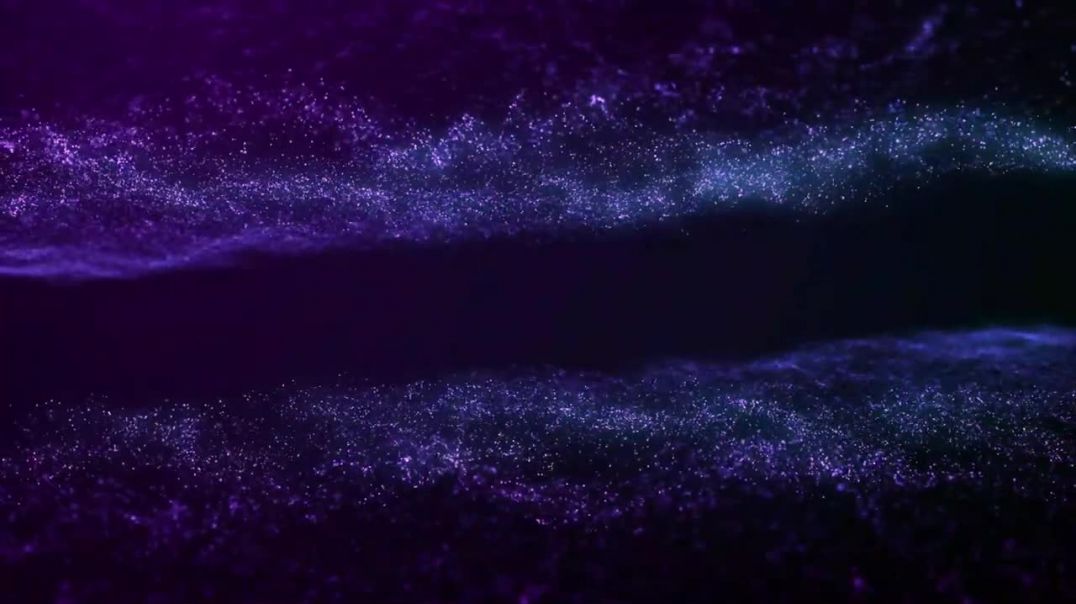 ⁣Purple Green Particles Free Background Videos
