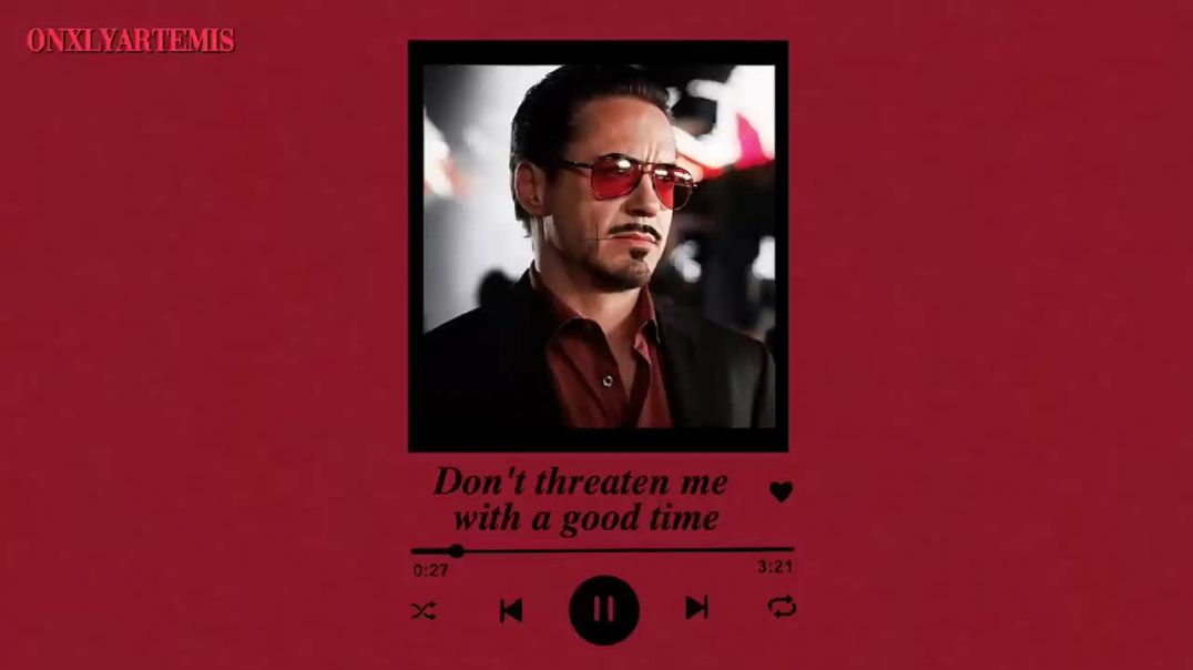 Tony Stark vibes playlist