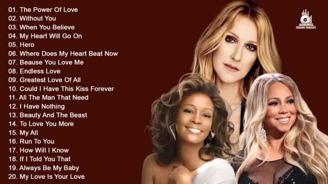 ⁣Celine Dion, Mariah Carey, Whitney Houston - Best Songs Best Of The World Divas