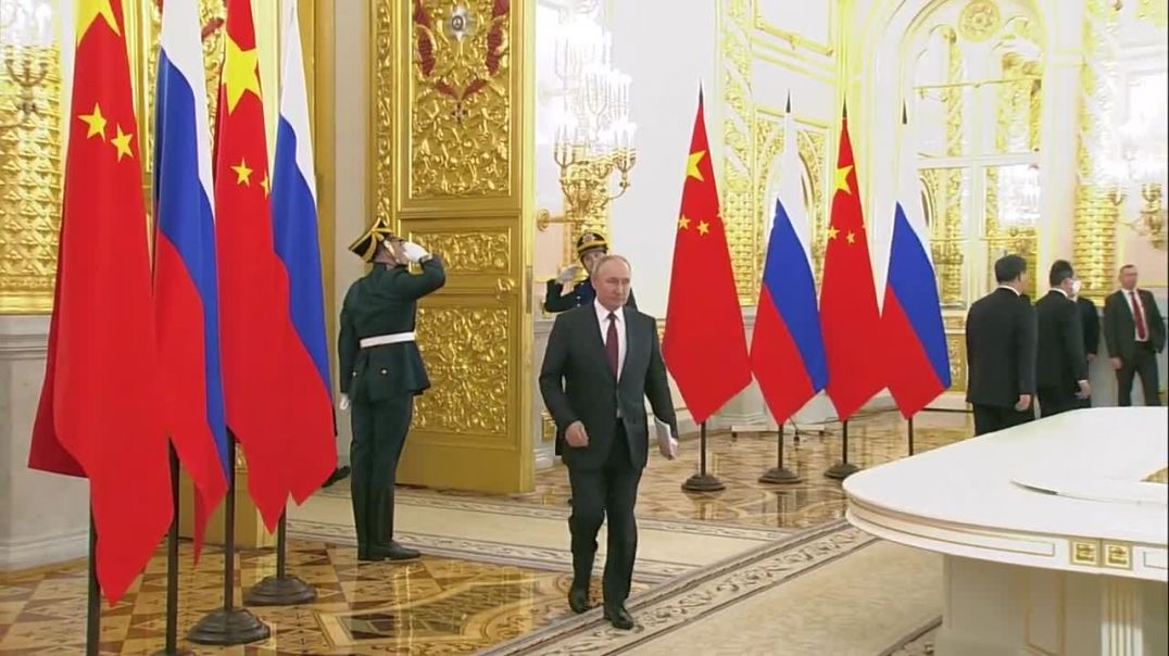 Выступление Владимира  Владимировича Путина на российско-китайских переговорах.