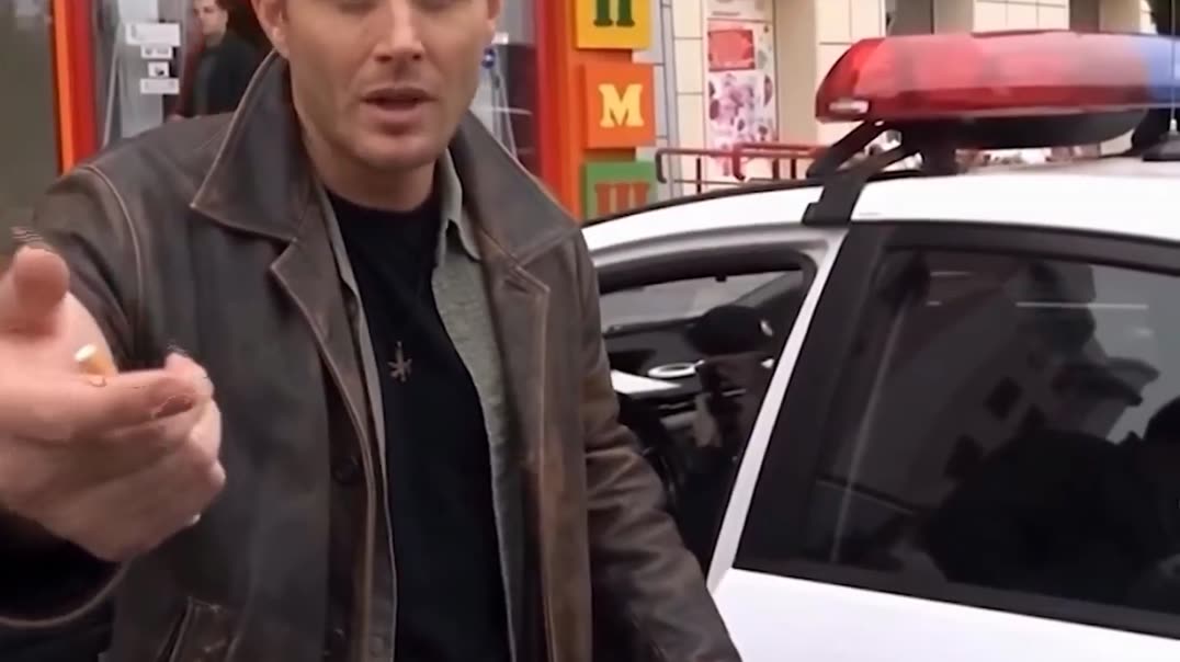 Забавное видео с пародией на Дин Винчестера 🚗👮‍♂️