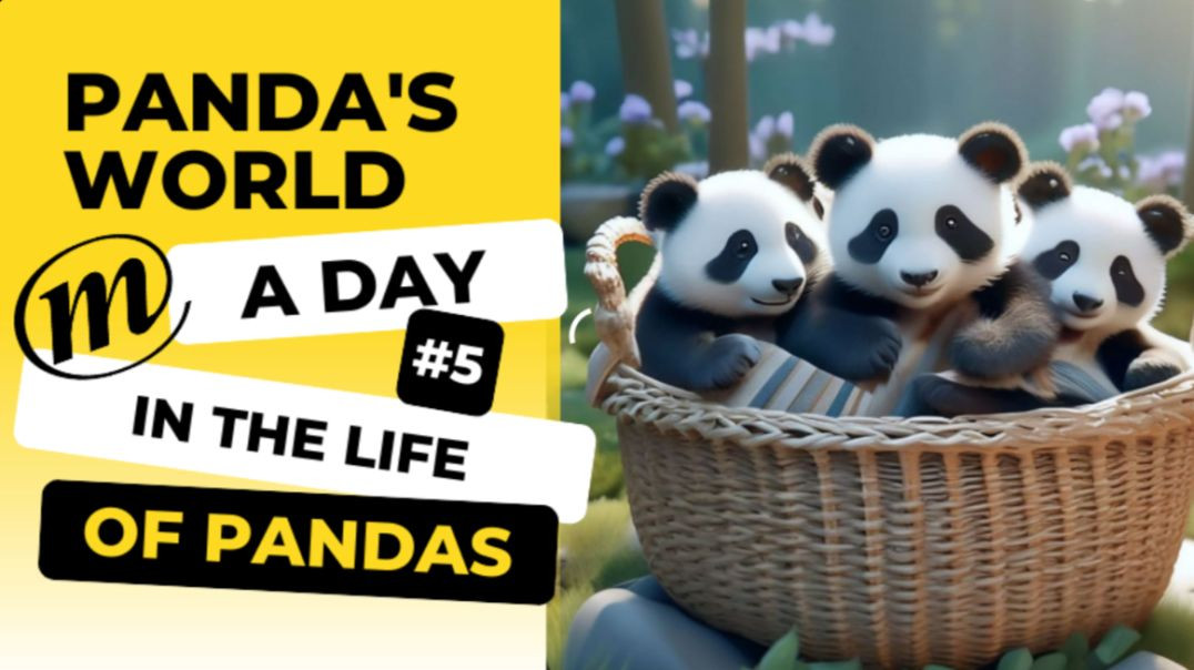 ⁣A Day in the Life of Pandas